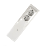  КОНТАКТ ПАНЕЛЕН ДВОЕН МЕЛОПЛАМ, БЯЛ